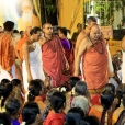 Jagadgurus being welcomed in Pudukkottai