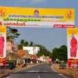 Preparations in Pudukkottai to welcome the Jagadgurus