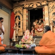 Sri Sannidhanam performing a special Puja to Goddess Bhuvaneshwari