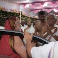 Jagadgurus welcomed to Rajapalayam