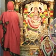 At night, Sri Sannidhanam conducted the Rathotsava of Goddess Sharadamba in the temple