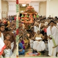 At night, Sri Sannidhanam conducted the Rathotsava of Goddess Sharadamba in the temple