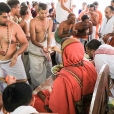 Thereafter, the Jagadgurus arrived at Srivilliputtur and had Darshan at the shrine of Sri Adi Shankaracharya in the Sringeri Shankara Math in Srivilliputtur