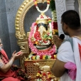 Sri Mahasannidhanam performing the Prathishta Kumbhabhisheka of Sri Rajaganapati