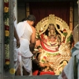 Sri Mahasannidhanam performing the Prathishta Kumbhabhisheka of Goddess Sharadamba