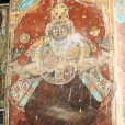 The walls of the Ramalinga Vilasam hall are adorned with frescoes depicting various events described in the Puranas and the lilas of the Lord