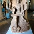 Ancient sculptures in the hall