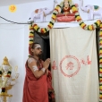 Sri Sannidhanam performing the Kumbhabhisheka of the Varasiddhi Vinayakar temple in Ramayyanpatti