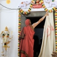 Sri Sannidhanam performing the Kumbhabhisheka of the Varasiddhi Vinayakar temple in Ramayyanpatti