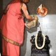 Sri Sannidhanam performing the Kumbhabhisheka of the Varasiddhi Vinayakar temple in Ramayyanpatti