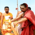 Sri Sannidhanam performing the Kalashabhisheka ceremonies of the Varasiddhi Vinayakar temple in Ramayyanpatti