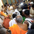 Local leaders of the Hindu as well as Muslim communities then offering their Pranams to the Jagadguru