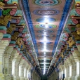 The Southern corridor of the third Praakaara of the Sri Ramanathaswamy Temple