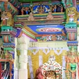 Sri Mahasannidhanam performed the Sharada Chandramoulishwara Puja at the end of the Southern corridor of the third Praakaara of the Sri Ramanathaswamy Temple