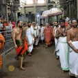 The Jagadgurus arriving to perform a special Puja at the Sri Ramanathaswamy Temple