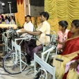 Sri Mahasannidhanam and Sri Sannidhanam blessed hundreds of needy and physically challenged people with artificial legs and tricycles