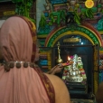 Sri Sannidhanam also visited the Kannika Parameshwari temple at Shevapet and had Darshan.
