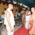 Sri Mahasannidhanam and Sri Sannidhanam blessed hundreds of needy and physically challenged people with artificial legs and tricycles