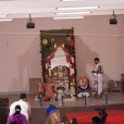 Sri Sannidhanam performing the nightly Chandramoulishwara Puja in Sathyamangalam