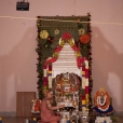 Sri Sannidhanam performing the nightly Chandramoulishwara Puja in Sathyamangalam