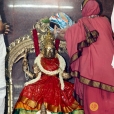 Sri Mahasannidhanam performing the Prathishta Kumbhabhisheka of Goddess Sharadamba