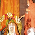 Sri Mahasannidhanam performing the Prathishta Kumbhabhisheka of Sri Adi Shankaracharya
