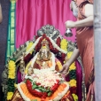 Sri Mahasannidhanam performing the Prathishta Kumbhabhisheka of Goddess Sharadamba