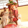 Sri Sannidhanam performing the Kalashabhisheka ceremonies