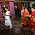 Sri Sannidhanam being taken in a procession