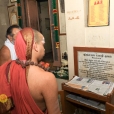 Sri Sannidhanam having Darshan at the Sringeri Shankara Math in Sivagangai