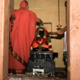 Sri Sannidhanam having Darshan at the Sringeri Shankara Math in Sivagangai