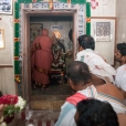 Sri Mahasannidhanam visiting the Sringeri Shankara Math in Sivagangai