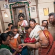 Sri Mahasannidhanam visiting the Sringeri Shankara Math in Sivagangai