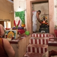 Sri Mahasannidhanam visiting the Sringeri Shankara Math in Sivagangai