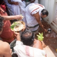 Sri Mahasannidhanam visiting the Sringeri Shankara Math in Sivagangai