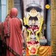 Jagadgurus having Darshan at the Shankara Bhagavatpada temple