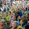 Gathering attending the Guru Vandana program
