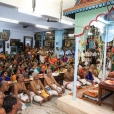Sri Sannidhanam giving a Anugraha Bhashanam at the Siddhi Vinayakar at the Aayir Vaishya Samajam in Tiruchirapalli