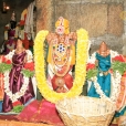 Sri Sannidhanam at the Alarmelmanga Padmavati Sameta Prasanna Venkatachalapati temple in Keezhapavur