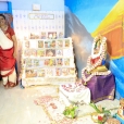 An exhibition related to the life of Sri Adi Shankaracharya, Sringeri Sharada Peetham and its Jagadgurus in the Sundarapandiapuram Agrahara