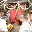 The Jagadgurus first had Darshan at the Karpaga Vinayakar temple