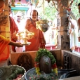 A Dhara Patram was dedicated to the Shiva Linga (Kashi Vishwanatha) in the Ashram