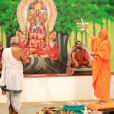 Dhuli Pada Pooja was then was performed by Swami Omkarananda