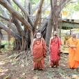 The Ubhaya Jagadgurus then graced the Bharati Tirtha Vidyarthi VilasaH building, built around the 22 year-old banyan tree that had been planted by Sri Mahasannidhanam during His Vijaya Yatra in 1995