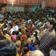 Public function upon arrival in Thenkarai