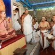 Sri Sannidhanam also visited Mannadimangalam, where He blessed the renovation efforts of the Adhishtanam of Sri Jnanananda Bharati Swamigal