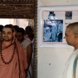 Sri Sannidhanam also visited Mannadimangalam, where He blessed the renovation efforts of the Adhishtanam of Sri Jnanananda Bharati Swamigal