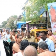 Sri Sannidhanam visiting the Kalpakamba Sameta Agnishwarar temple in Puthen (पुत्तॆन्) Street Agrahara