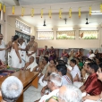 Sri Sannidhanam visiting the Durga Devi Kshetram in Sreekanteshwaram