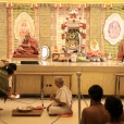 Pada Puja being performed by Sri Rajaram